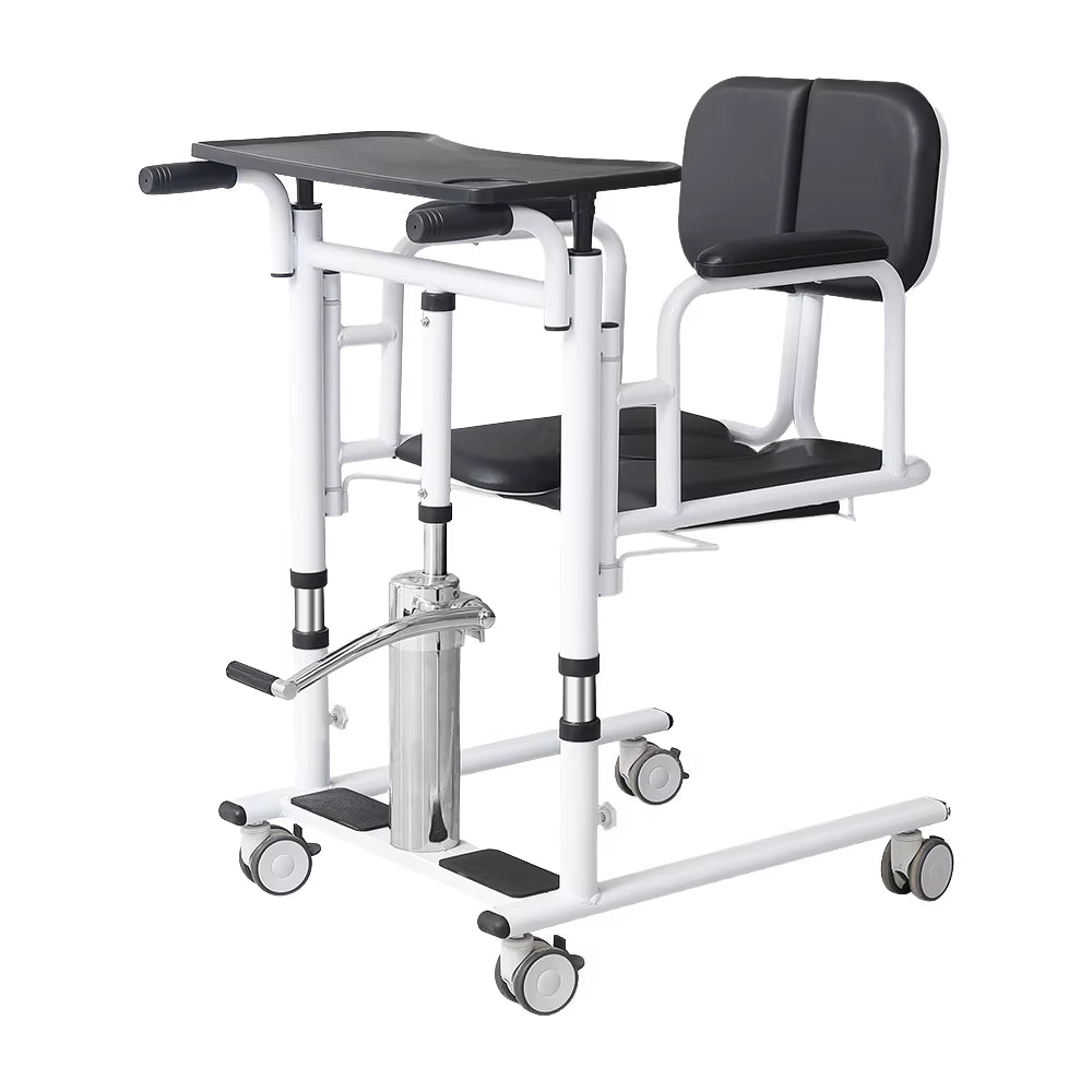 Hydraulic Elderly Care Lift Chair with Commode Shower Bathroom Safety Equipment for Patient Transfer Health Care Supply