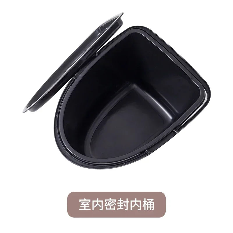 Toilette Portative en Plastique – Idéale pour Personnes Âgées, Femmes Enceintes et Adultes à Mobilité Réduite