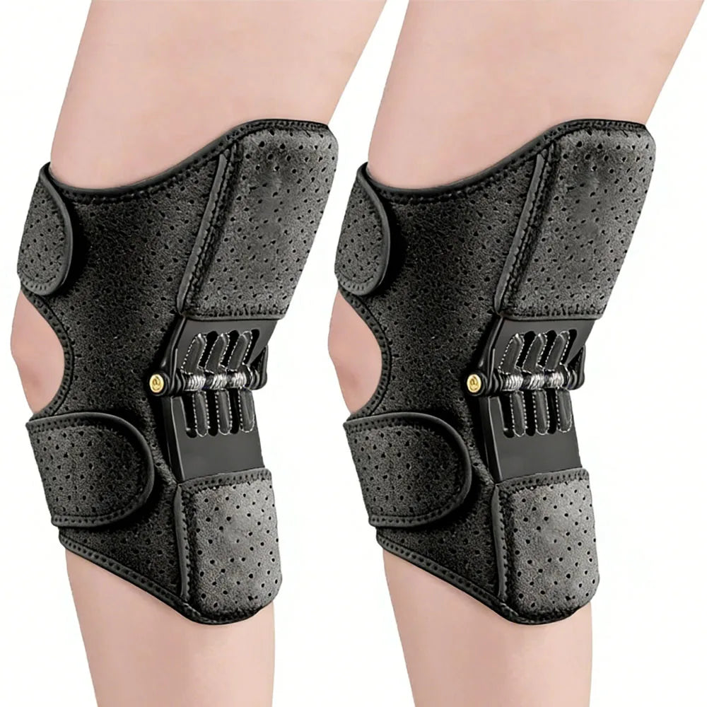 2Pcs Adjustable Knee Brace with Patella Support - Hinged Joint Stabilizer for Patellar Tendonitis, Meniscus & Ligament, Unisex