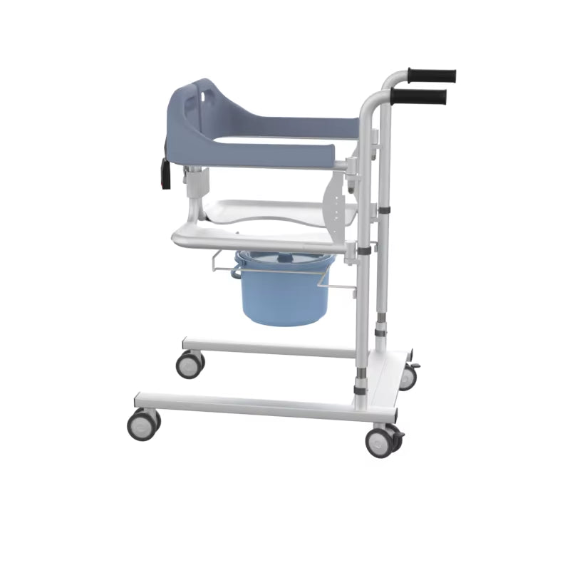 Disabled Elderly Moving Wheelchair Manual Transfer Machine Lifting Chair Hydraulic Power Height Adjustable
