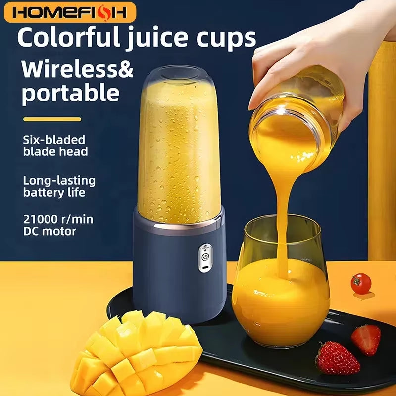 Blender Portable Haute Puissance – Smoothies Frais, Glace Pilée et Jus en Quelques Secondes