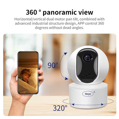Caméra WiFi 4K intelligente 360° – Surveillez votre maison, vos enfants et vos proches en temps réel
