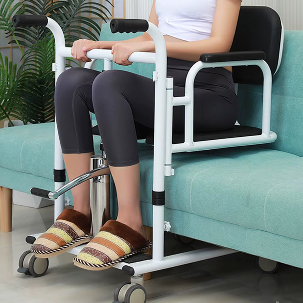 Hydraulic Elderly Care Lift Chair with Commode Shower Bathroom Safety Equipment for Patient Transfer Health Care Supply