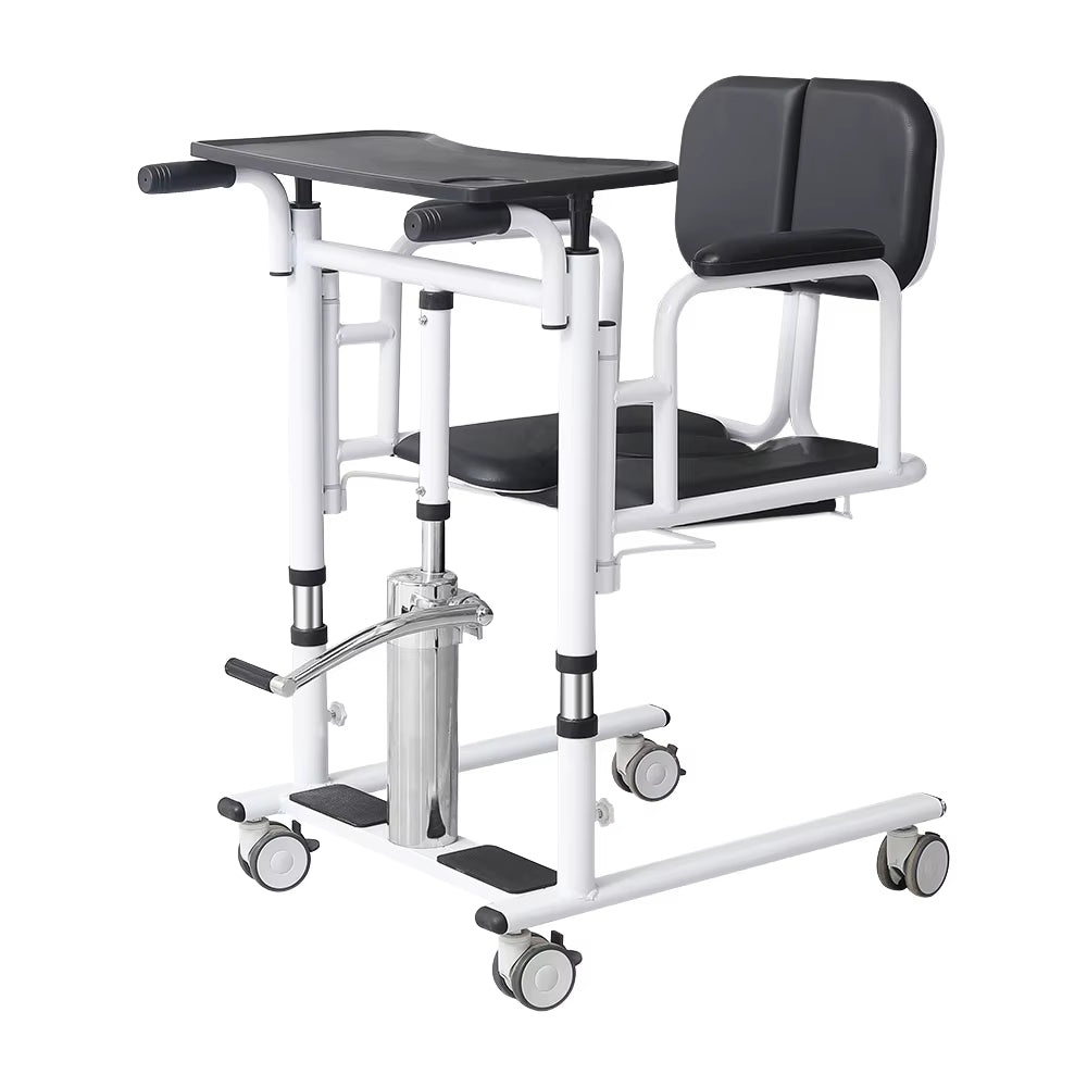 Hydraulic Elderly Care Lift Chair with Commode Shower Bathroom Safety Equipment for Patient Transfer Health Care Supply