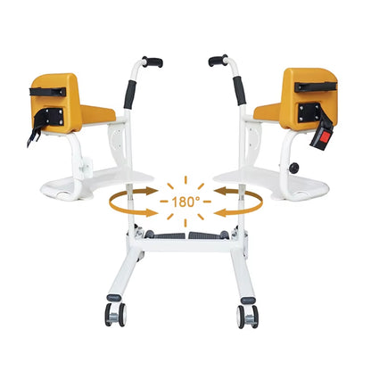 Lightweight Convenient Health Care Adjustable Folding Commode Chair for Elderly Disabled People