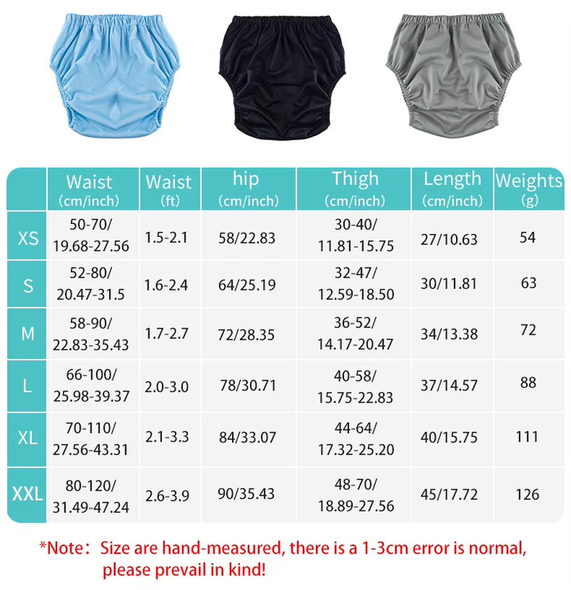 Culotte de Protection Médicale Étanche – Réutilisable, Discrète et Conçue pour le Confort Quotidien