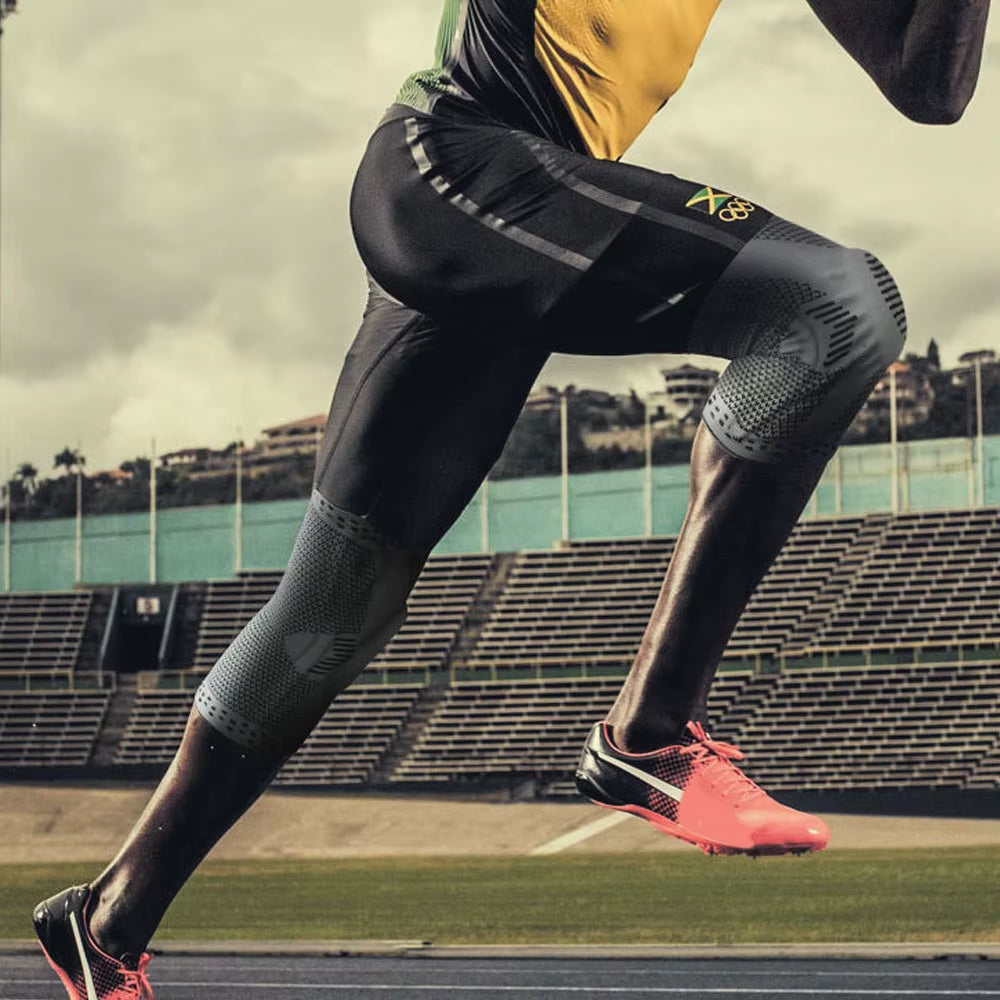 Genouillère Professionnelle de Compression – Soutien Médical avec Gel Rotulien et Renforts Latéraux