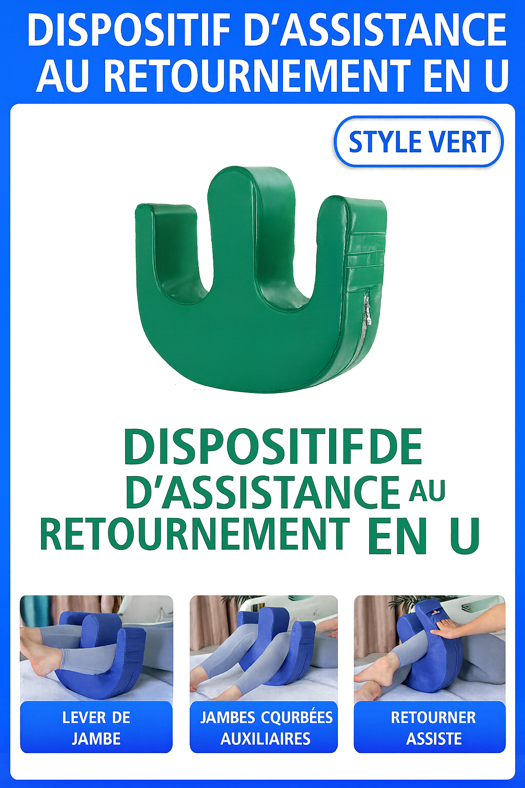 Coussin de Retournement pour Patients Alités – Aide au Nursing et Prévention des Escarres