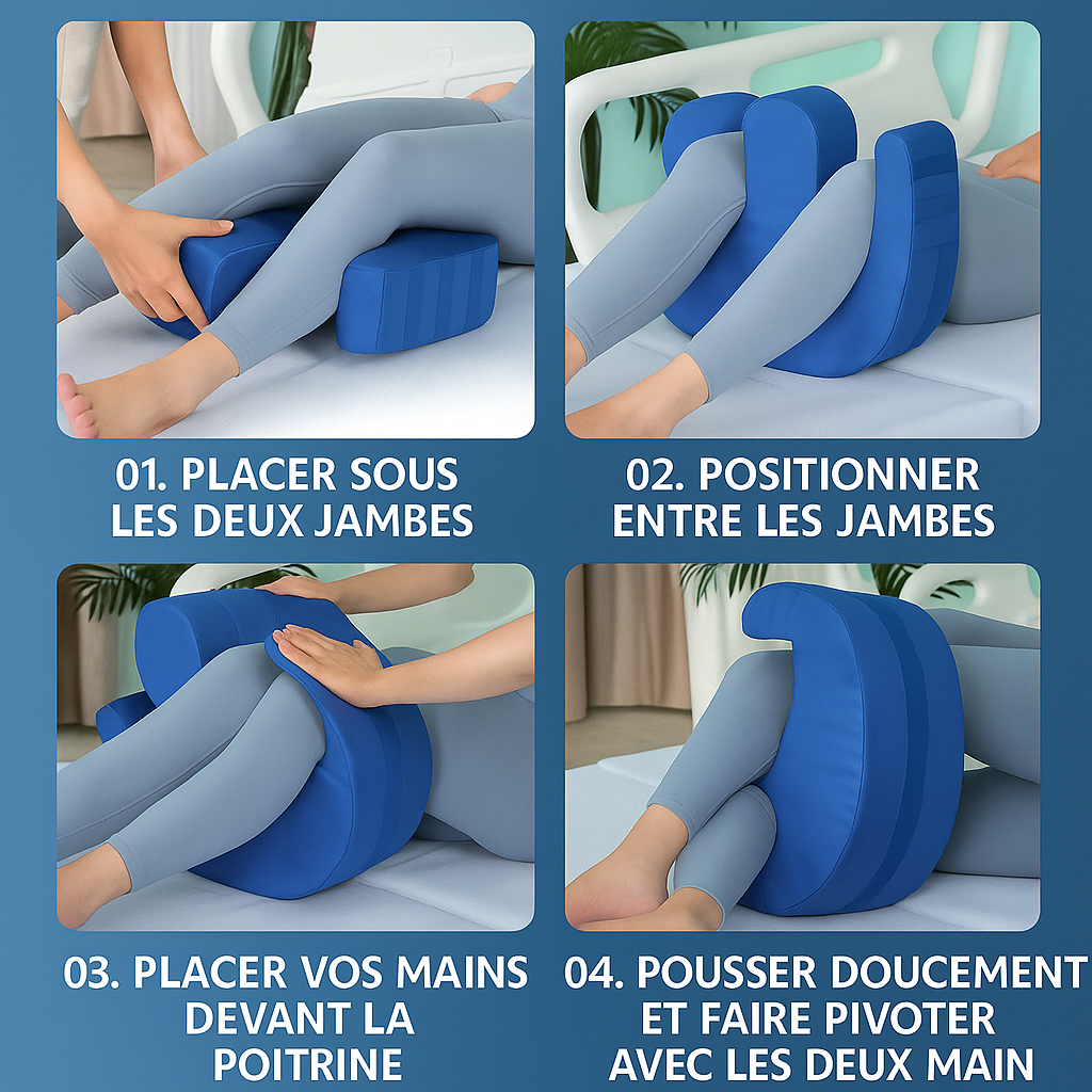 Coussin de Retournement pour Patients Alités – Aide au Nursing et Prévention des Escarres