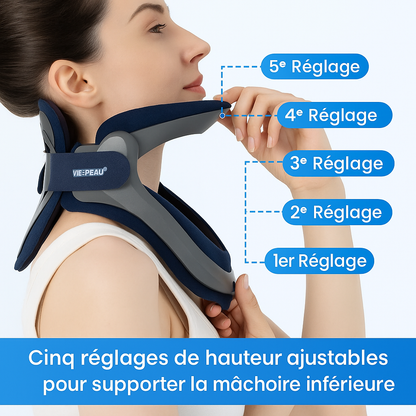 Collier de Traction Cervicale Ajustable – Soulagement des Douleurs du Cou