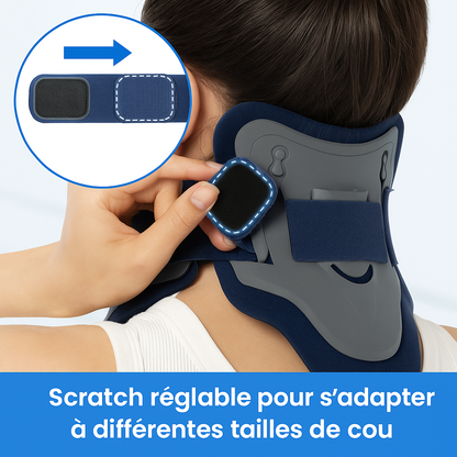 Collier de Traction Cervicale Ajustable – Soulagement des Douleurs du Cou