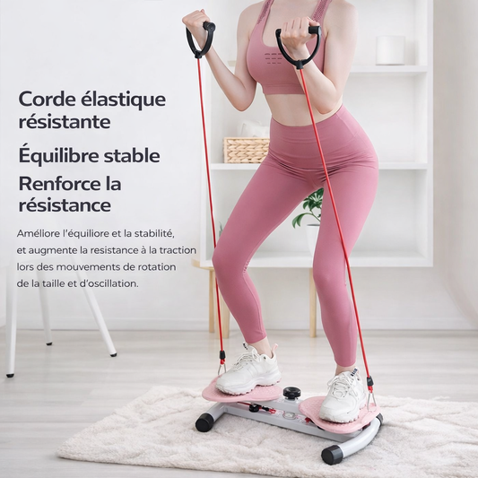 Disque de Rotation pour la Taille avec Massage des Pieds – Idéal pour Brûler les Graisses, Tonifier le Ventre et Affiner la Taille à la Maison