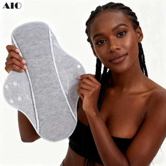 Serviettes Hygiéniques Lavables Haute Absorption – Anti-Fuites, Confort Respirant, Protection Jour et Nuit