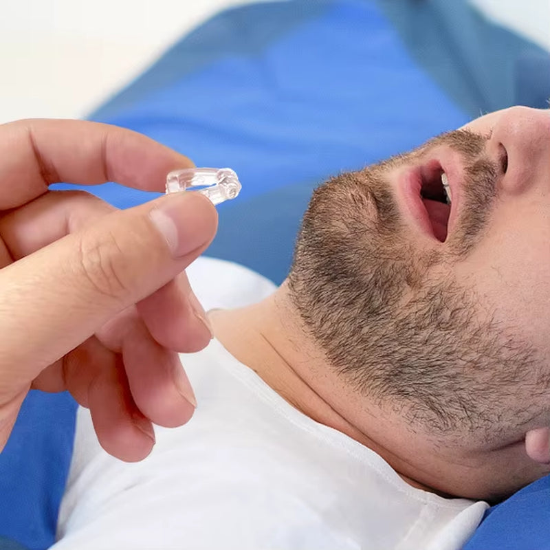 Dispositif anti-ronflement à maintien de la langue en silicone médical – Aide contre le ronflement et l’apnée du sommeil