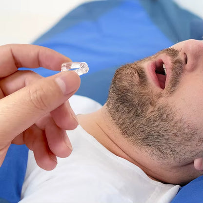 Dispositif anti-ronflement à maintien de la langue en silicone médical – Aide contre le ronflement et l’apnée du sommeil