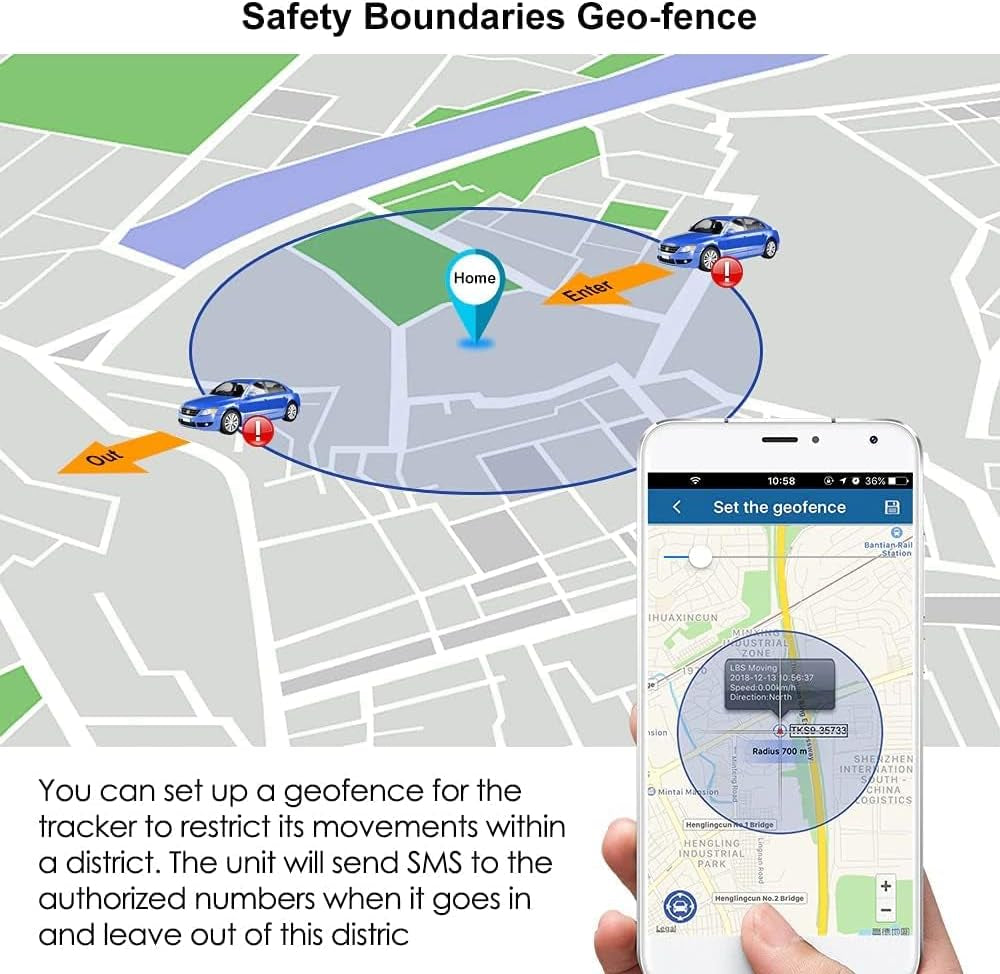 Traceur GPS Haute Précision – Antivol Véhicule : Suivez-le en Temps Réel, Sans Abonnement