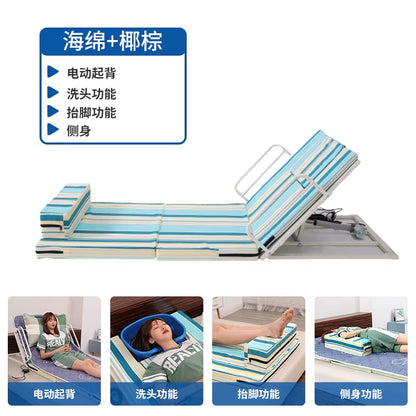 JC Electric Rotating Mattress for the Elderly for Automatic Lifting, Get-Up Aid, Multi-Functional Back-Turning Care Mattress