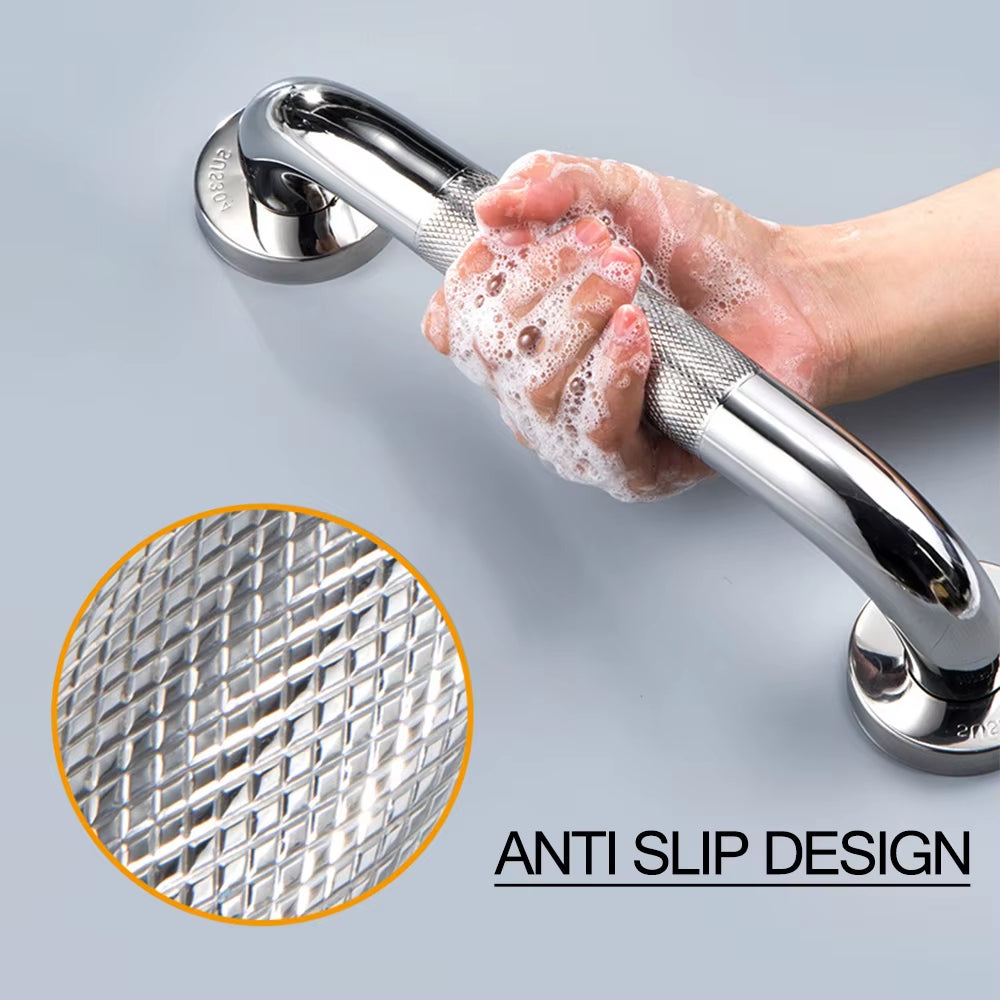 Barre d’Appui Antidérapante en Acier Inoxydable pour Douche, Baignoire et WC