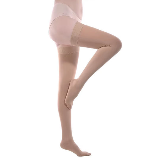 Bas de Contention Médicaux Cuisse – Compression 25-30 mmHg pour Varices et Troubles Veineux