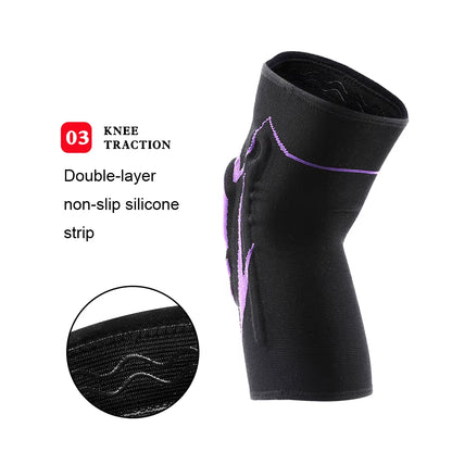Genouillère de Compression Sportive – Avec Gel Rotulien et Renforts Latéraux pour Soulager les Douleurs Articulaires
