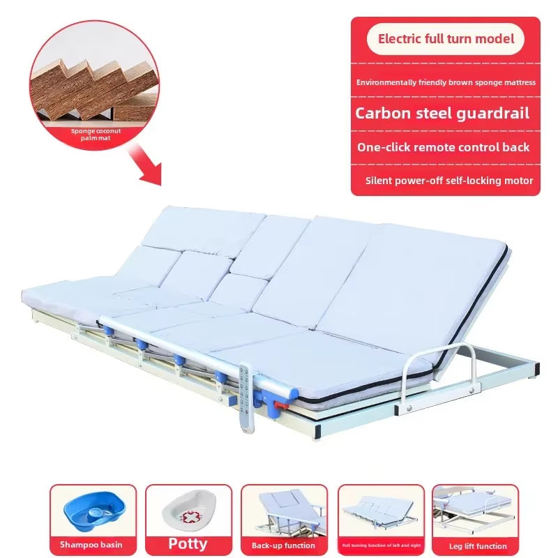 Elderly Patients Automatic Lifting Household Electric Get-Up and Get-Up Aids Multifunctional Back-Up and Turn-Over Care Mattress