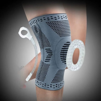Genouillère Professionnelle de Compression – Soutien Médical avec Gel Rotulien et Renforts Latéraux
