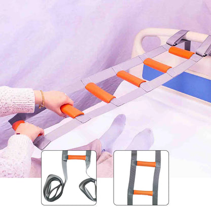 Bed Ladder Assist, Nonslip Handle Beds Assist Strap, Pull up Bed Rope for Elderly Adults, Bedridden, Household, Seniors, Sitting