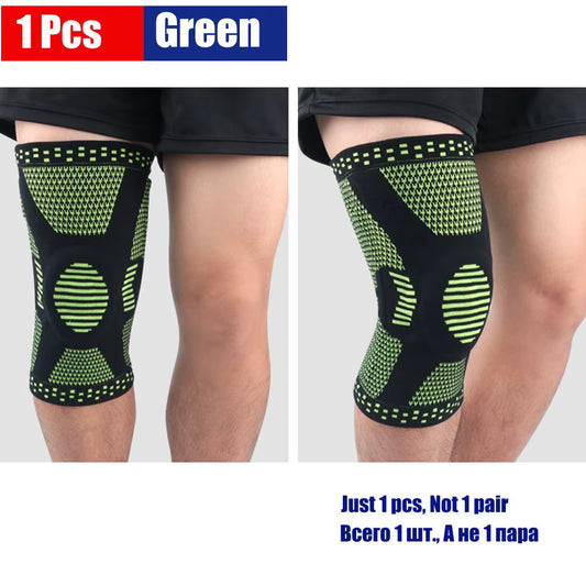 Genouillère Professionnelle de Compression – Soutien Médical avec Gel Rotulien et Renforts Latéraux