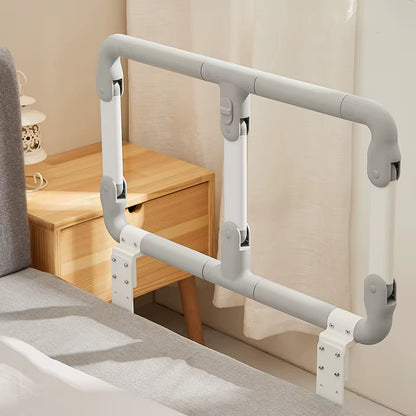 Barre d’Appui de Lit Pliable Réglable Antichute pour Seniors et Femmes Enceintes