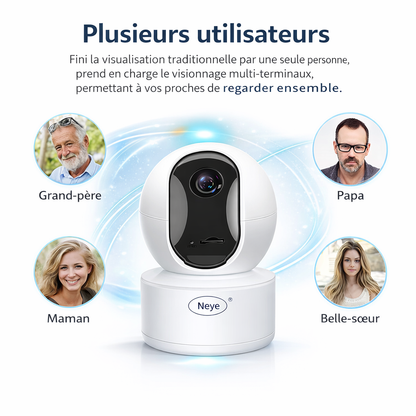 Caméra WiFi 4K intelligente 360° – Surveillez votre maison, vos enfants et vos proches en temps réel