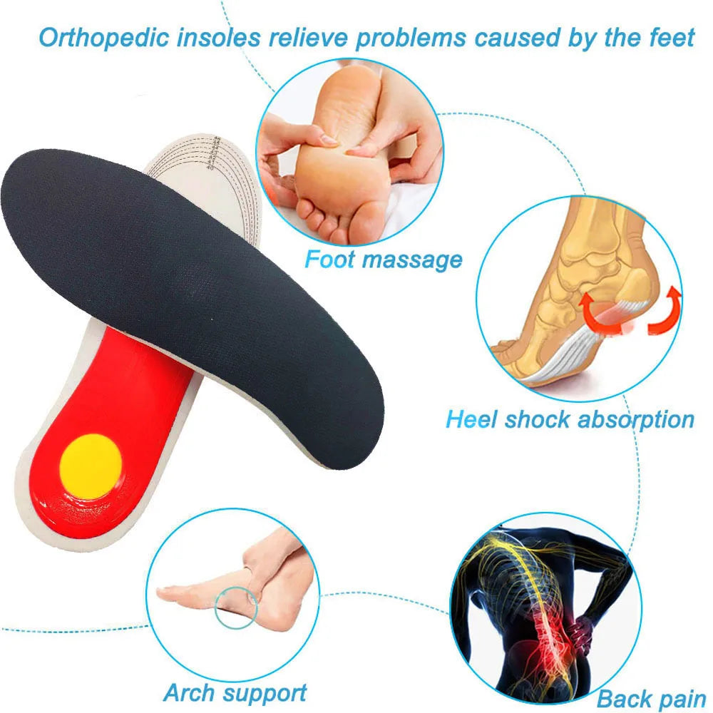 Semelles Orthopédiques Anti-Douleur pour Pieds Plats avec Soutien de Voûte Plantaire