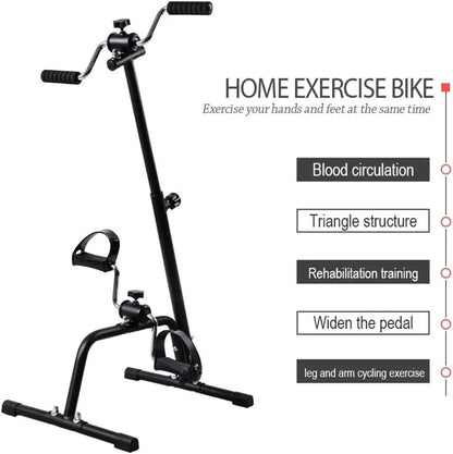 Mini Vélo de Rééducation Pédalier – Exercice pour Seniors, AVC et Hémiplégie, Usage Maison