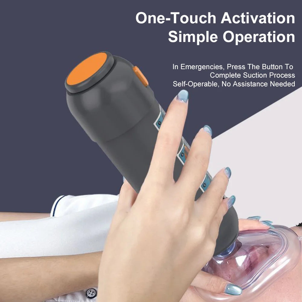 Dispositif Anti-Étouffement Portable – Kit d’Urgence à Aspiration pour Dégager les Voies Respiratoires