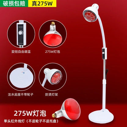 Lampe de Chaleur Infrarouge avec Support – Idéale pour Physiothérapie, Massage et Bien-Être