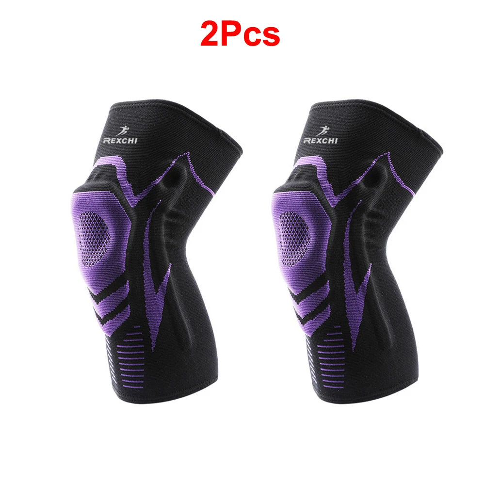 Sports Compression Knee Support Brace with Patella Gel Pads & Side Stabilizers for Meniscus Tear,Acl,Arthritis,Joint Pain Relief