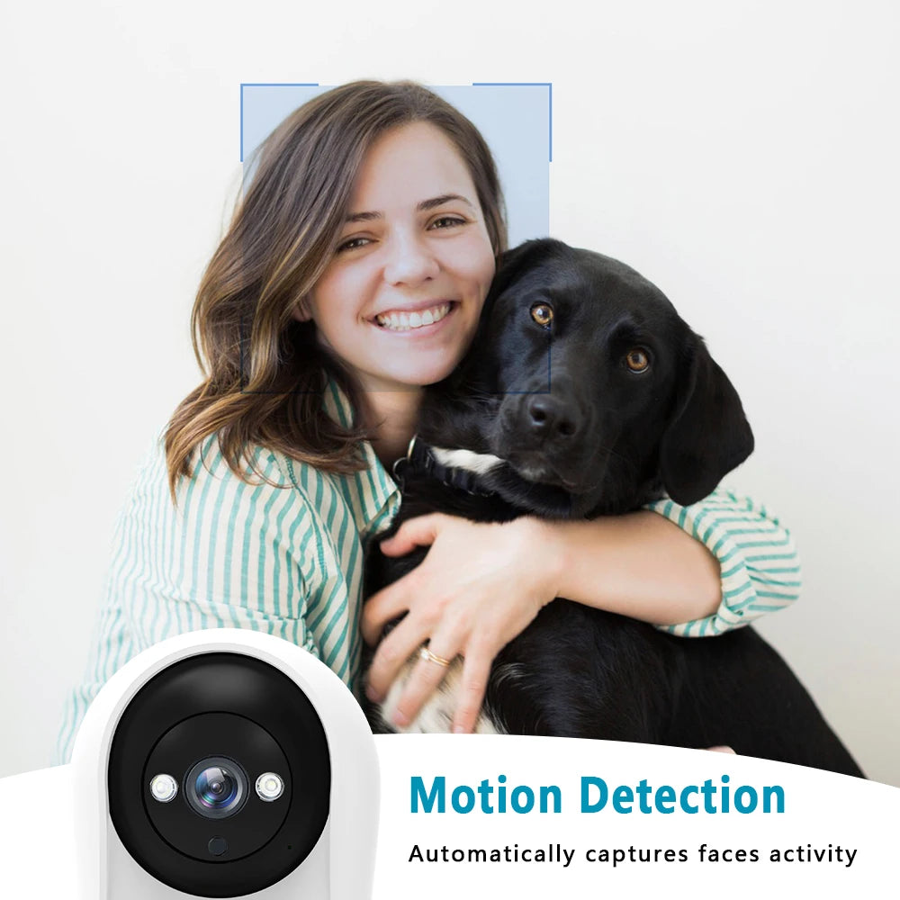 Caméra de Surveillance Intelligente 2K avec Écran 2,8", Suivi Automatique et Appel Vidéo – Babyphone Connecté Icsee