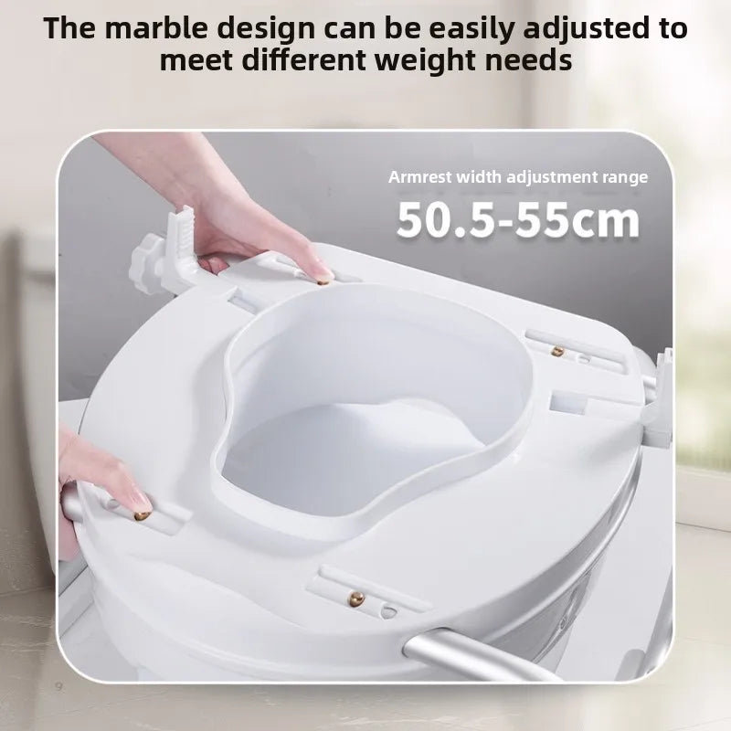 ‌Rehausseur de WC Médical – Aide à l’Assise et au Relèvement pour Personnes à Mobilité Réduite