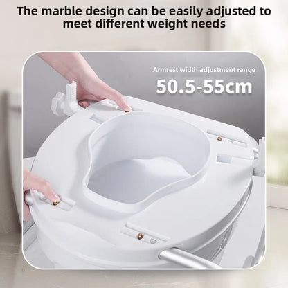 ‌Rehausseur de WC Médical – Aide à l’Assise et au Relèvement pour Personnes à Mobilité Réduite