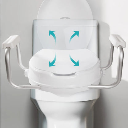 ‌Rehausseur de WC Médical – Aide à l’Assise et au Relèvement pour Personnes à Mobilité Réduite