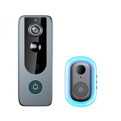 Sonnette Vidéo Intelligente Tuya avec Détection de Mouvement PIR – Caméra Extérieure WiFi Sans Fil, Vision HD 1080P et Protection Anti-Pluie Solaire