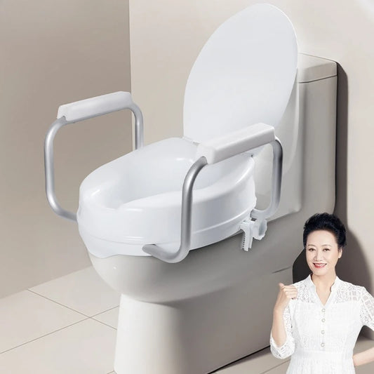 ‌Rehausseur de WC Médical – Aide à l’Assise et au Relèvement pour Personnes à Mobilité Réduite