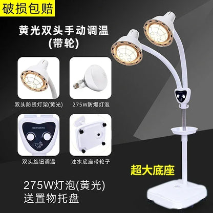 Lampe de Chaleur Infrarouge avec Support – Idéale pour Physiothérapie, Massage et Bien-Être