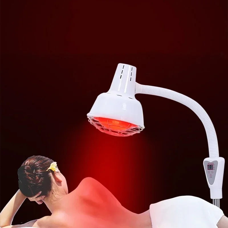 Lampe de Chaleur Infrarouge avec Support – Idéale pour Physiothérapie, Massage et Bien-Être