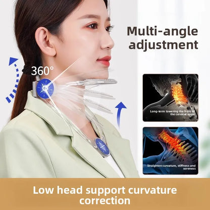 Collier Cervical de Maintien et de Traction – Support de Cou Fixe, Correcteur de Posture et Protection Cervicale