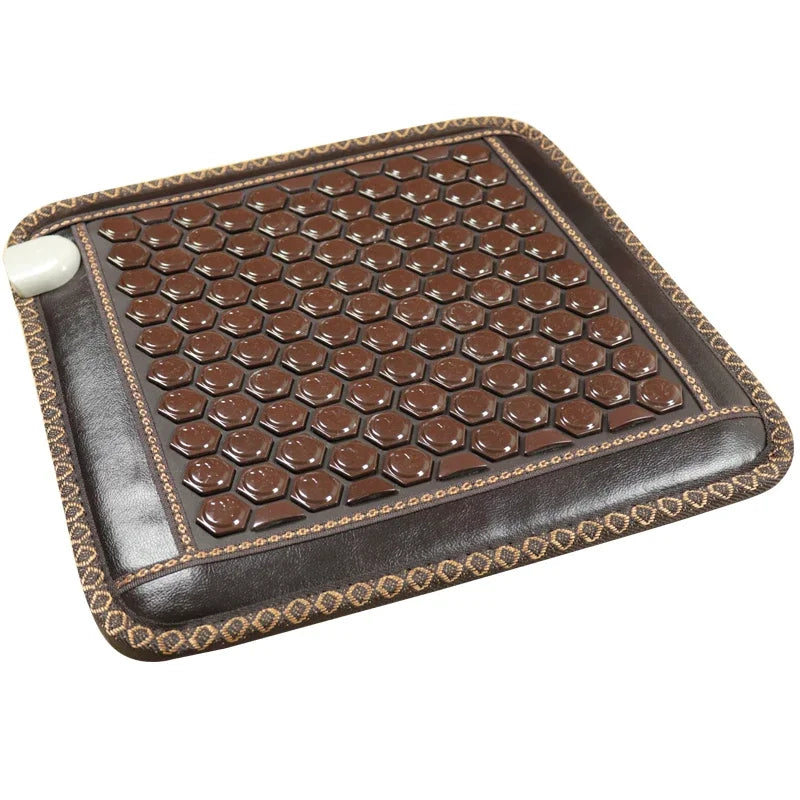 Tapis Thérapeutique en Jade et Tourmaline – Chaleur Infrarouge pour le Dos, les Épaules et les Jambes