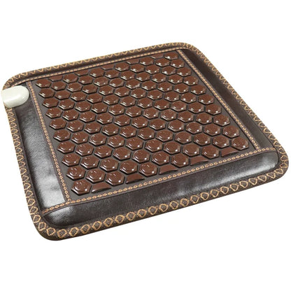 Tapis Thérapeutique en Jade et Tourmaline – Chaleur Infrarouge pour le Dos, les Épaules et les Jambes