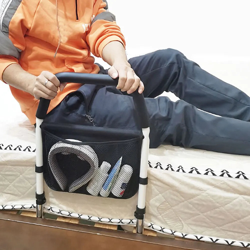 Barre d’Appui de Lit pour Personnes Âgées – Rail de Sécurité Latéral pour Se Lever Facilement