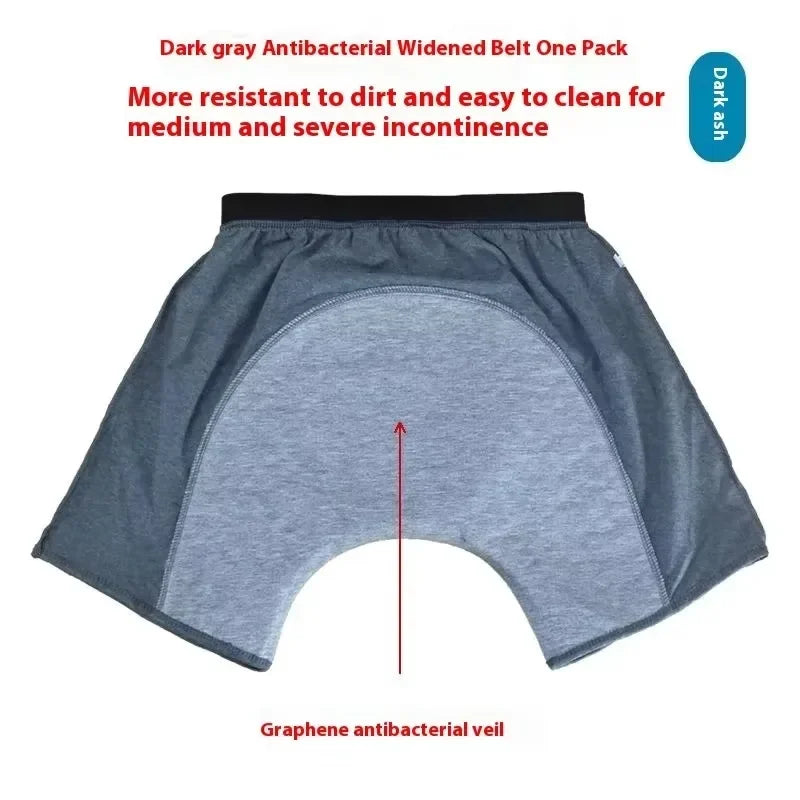 Boxer Médical Imperméable et Réutilisable – Protection Fiable contre les Fuites pour Personnes Âgées