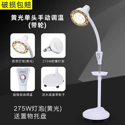Lampe de Chaleur Infrarouge avec Support – Idéale pour Physiothérapie, Massage et Bien-Être
