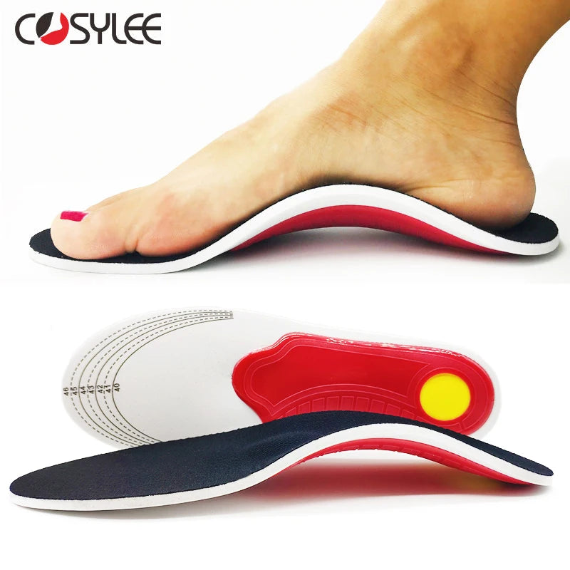 Semelles Orthopédiques Anti-Douleur pour Pieds Plats avec Soutien de Voûte Plantaire